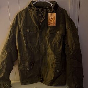 Men's Olive Military Field Jacket